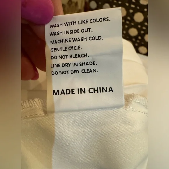 NWOT Pleated Halter Dress In White Size Medium Silver Sequins Around Neck - Picture 9 of 9